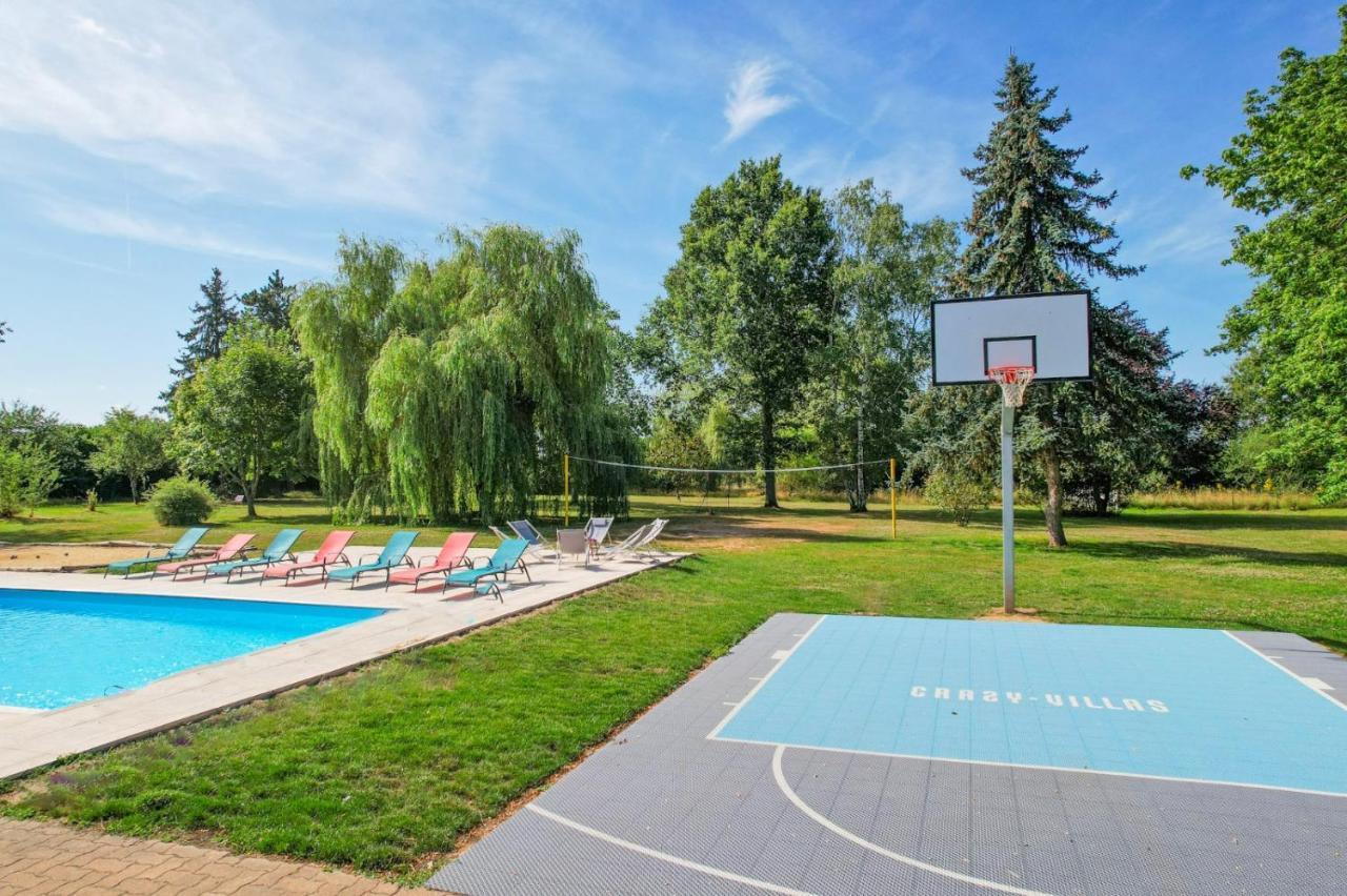 Crazy Villa Etisseaux 45 - Heated Pool - Volley Court - 1H30 Paris - 45P Saint-Maurice-sur-Aveyron Ngoại thất bức ảnh